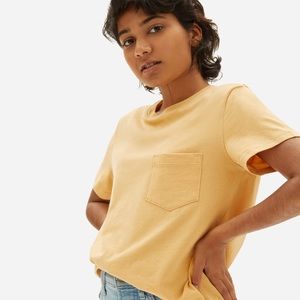 Everlane Organic Cotton Box Cut Pocket Tee